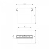 фото Slim Magnetic Трековый светильник 12W 4200K Solo белый 85055/01