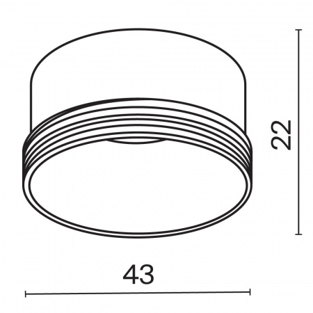 фото Декоративное кольцо для Фокус / Focus LED 5Вт Maytoni Technical RingS-5-W, белый