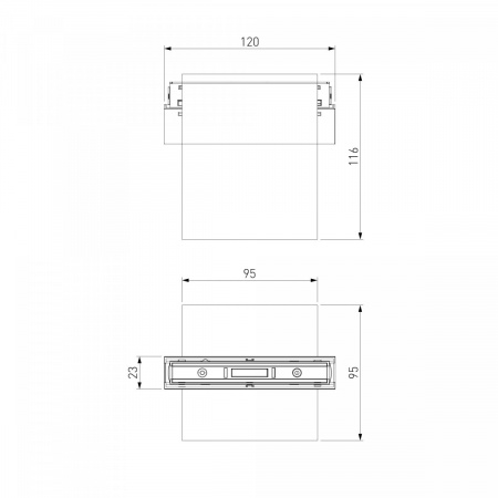 фото Slim Magnetic Трековый светильник 12W 4200K Solo белый 85055/01