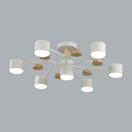 фото Белый, металл/дерево/пластик Потолочный светильник LED GX53 7*9W 220V RONDO COMFI, арт. 8195/7C