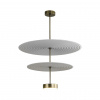 Потолочный светильник металл/фетр/акрил/бронза/белый/серый IP20 1*20W 3000K 220V FELT L-VISION, арт. 7035/20CA