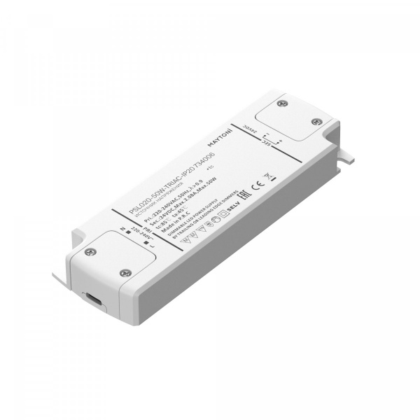 Источник напряжения TRIAC 24В 50Вт IP 20 Maytoni 734006, белый