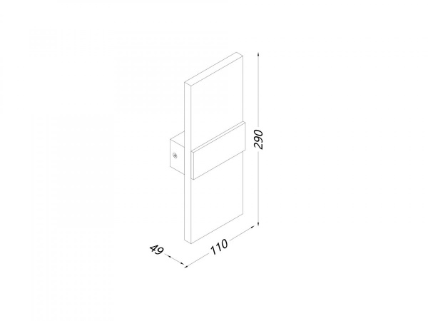 фото Бра декоративное SWG KASPER Белый 6Вт 3000К IP20, GW-3250-6-WH-WW