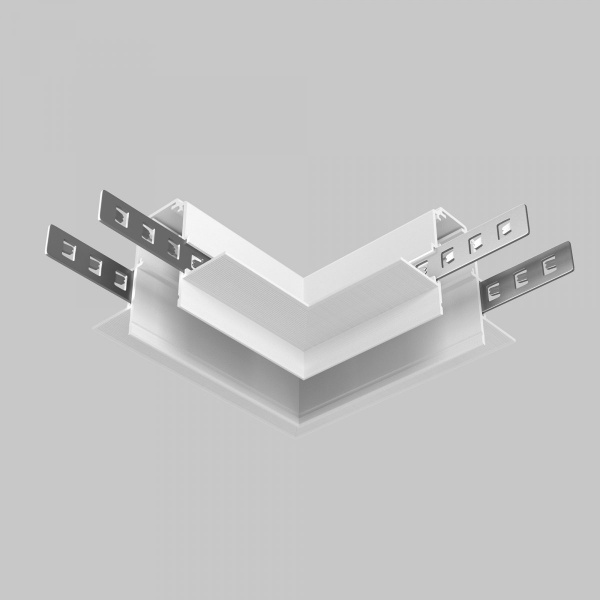 фото Коннектор угловой 90° Exility встраиваемый под ГКЛ 9,5мм, белый Maytoni Technical TRACL034-42W-R