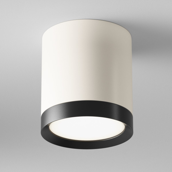 фото Потолочный светильник Maytoni Technical Hoop C086CM-GX53-MRD-WB, бело-черный