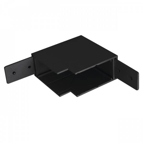 Соединитель PRO L-образный вертикальный Teta, черный Lightstar 505137-ALU