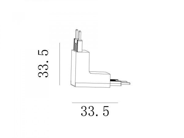 фото Коннектор системы SWG SLIM, CN-SLIM-BL-TL