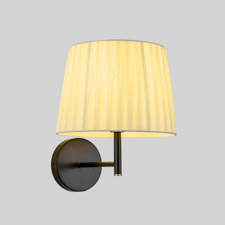 фото Бронза/черный/бежевый, металл/текстиль Бра E27 1*60W 220V TUNE MODERNI, арт. 8302/1W