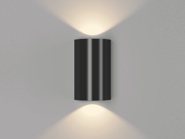 SWG LED светильник настенный LW-A0148B-BL-WW Черный 2*12Вт 3000 К