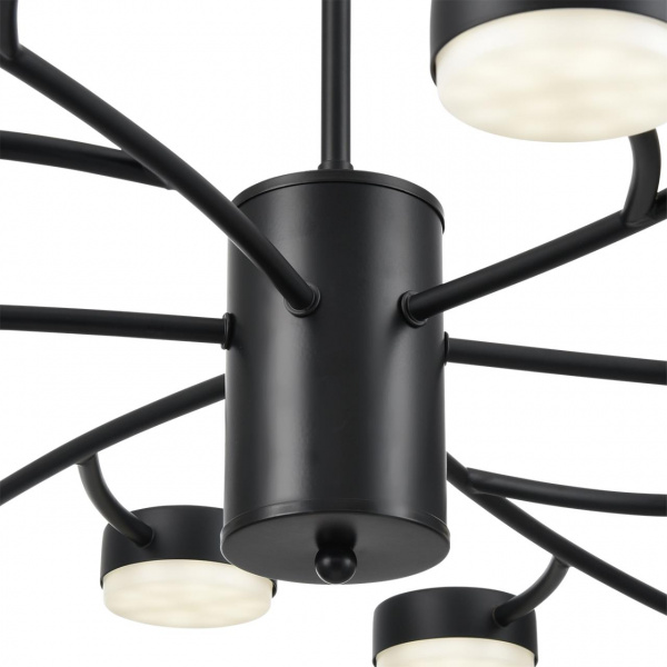 фото Черный, металл Люстра LED GX53 18*7W 220V TORINA COMFI, арт. 8117/18