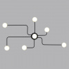 фото Чёрный, латунь Люстра потолочнаяс ПДУ LED 100W 3000-6000K 220V FLINT LEDIO, арт. 6532/99CL