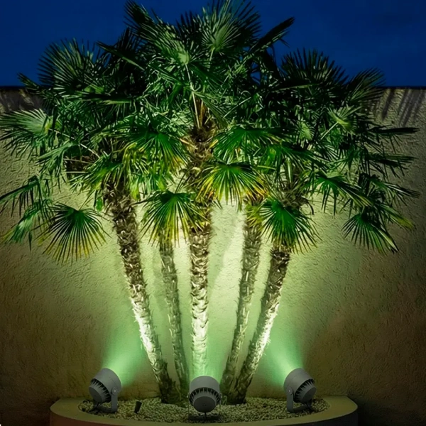 фото Прожектор LED зеленый G5636 36W 15 ° IP65 темно-серый