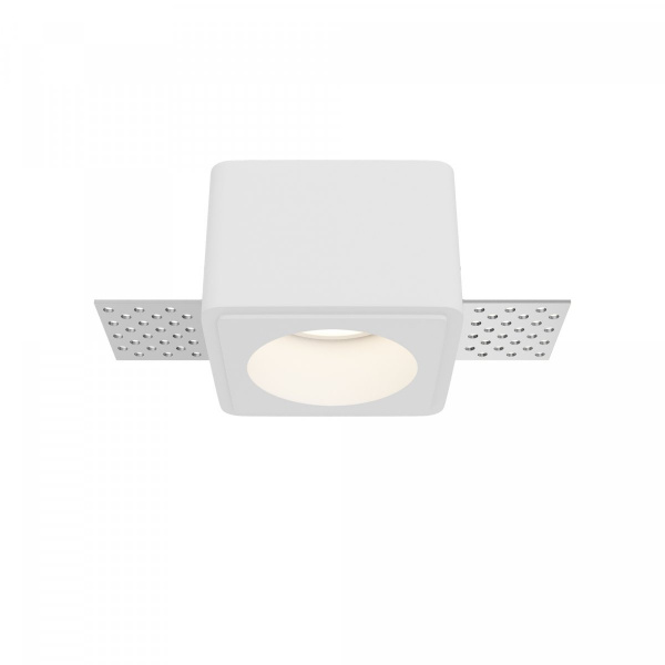 Встраиваемый светильник Maytoni Technical Gyps Modern DL123-GU10-01-W, белый