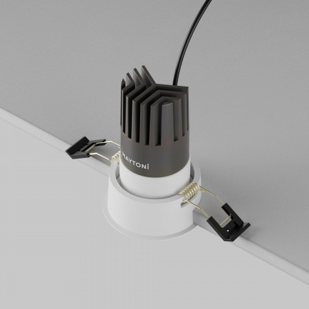 фото Встраиваемый светильник Maytoni Technical Dip DL116-10W-3K-W, белый