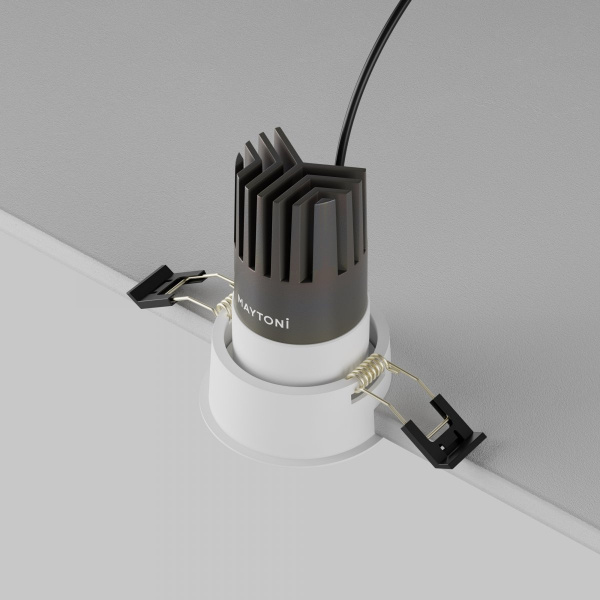 фото Встраиваемый светильник Maytoni Technical Dip DL116-10W-3K-W, белый