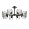 фото Черный металл Люстра потолочная Е27 8*60W 220V TIDINA COUNTY, арт. 8238/8C