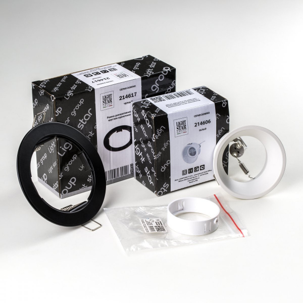 фото Комплект со светильником Domino, белый Lightstar D61706WMOD