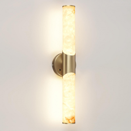 фото Настенный светильник латунь/металл/алебастр IP20 LED 12W 540Лм 3000K/4000K MARBELLA L-VISION, арт. 6672/12WL
