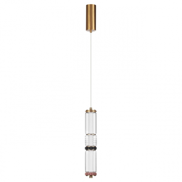 Сатин.латунь/терракот/черный Подвес LED 12W 4000K COLLIER L-VISION, арт. 5455/12L