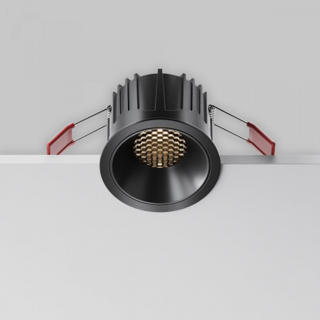фото Встраиваемый светильник Maytoni Technical Alfa LED DL043-01-15W3K-RD-B-1, черный