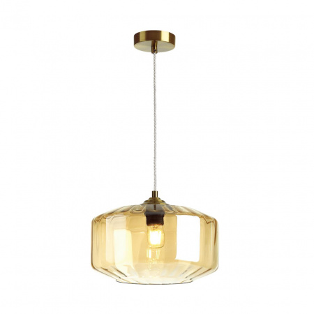 фото Янтарный/бронзовый Подвес E27 60W BINGA PENDANT, арт. 4747/1