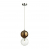 фото Хром/коричневый/стекло Подвес G9 1*40W TWIXY PENDANT, арт. 4980/1B