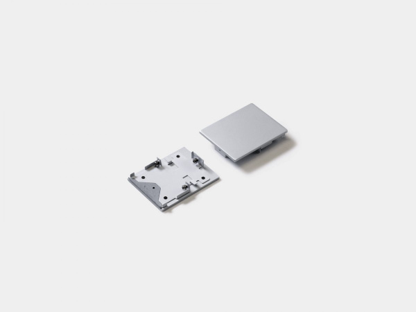 Заглушки серебряные SWG L5570-DE для профиля L5570, 2 шт/комплект