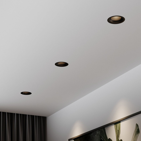 фото Светильник встраиваемый светодиодный Bliss 15W 4000K черный 25070/LED