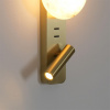 фото Светильник металл/бронза/алебастр IP20 LED 9W 787Лм 2700K 180° 220-240V ALBERGO HIGHTECH, арт. 7164/9WL