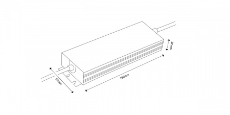 фото Блок питания SWG для светодиодных лент TPW, 150 W Влагозащитный, 12 V, MTPW-150-12