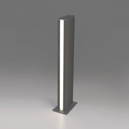 фото Ландшафтный светодиодный светильник Flat IP54 1538 TECHNO LED серый