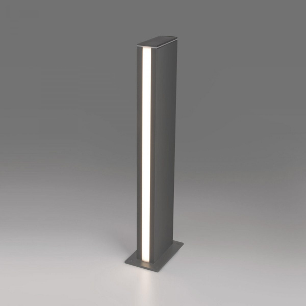 фото Ландшафтный светодиодный светильник Flat IP54 1538 TECHNO LED серый