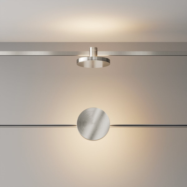 фото Трековый светильник Maytoni Technical Plato TR152-1-7W3K-PT, платина