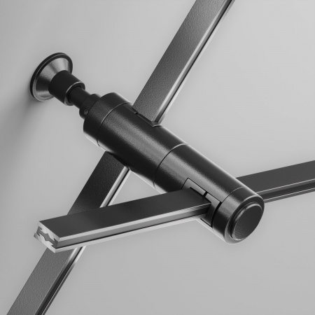 фото Крепление настенное Wall двойное Flarity черный Maytoni Technical TRA155CW-D1-B