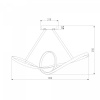 фото Подвесной светодиодный светильник 90174/1 сатин-никель