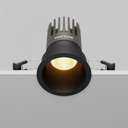 фото Встраиваемый светильник Maytoni Technical Dip DL118-15W-2.7K-B, черный