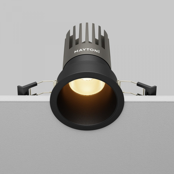 фото Встраиваемый светильник Maytoni Technical Dip DL118-15W-2.7K-B, черный