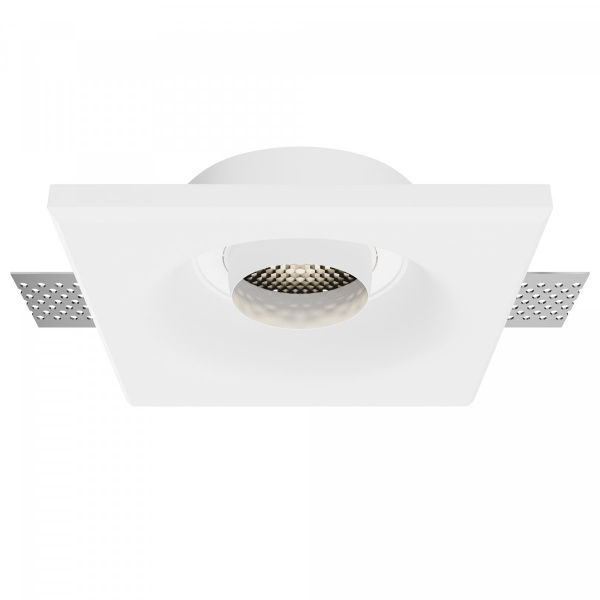 Встраиваемый светильник Maytoni Technical Gyps Modern DL006-GU10-RD-W, белый