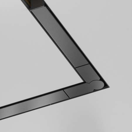 фото Угол-соединитель 90° Exility X встраиваемый под ГКЛ 12,5мм, черный Maytoni Technical TRA239CLS-42.12B