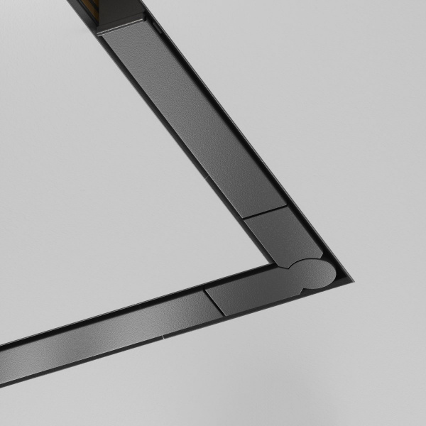 фото Угол-соединитель 90° Exility X встраиваемый под ГКЛ 12,5мм, черный Maytoni Technical TRA239CLS-42.12B