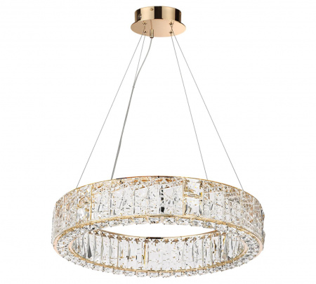 фото Золото/прозрачный/металл/хрусталь/стекло Люстра LED 52W 3700K VERSION HALL, арт. 5071/70L