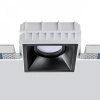 фото Комплект из светильника и рамки DOMINO QUAD MR16 ЧЁРНЫЙ Domino, черный Lightstar G214507
