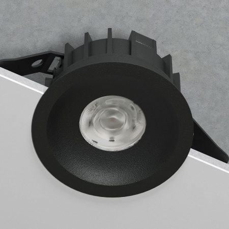 фото Светильник встраиваемый светодиодный Combi 20W 4000K черный 25069/LED
