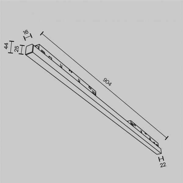 фото Трековый светильник Maytoni Technical Basis TR030-4-30WTW-DD-B, черный