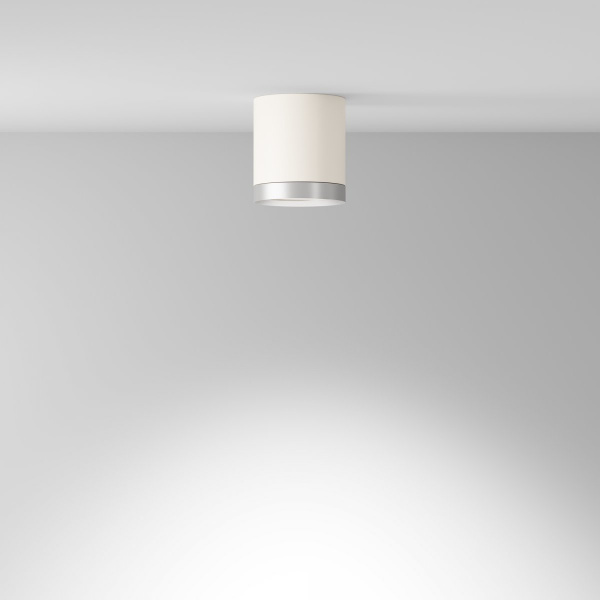 фото Потолочный светильник Maytoni Technical Hoop C086CM-GX53-MRD-WS, белый с серебром