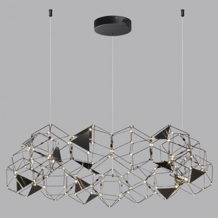 фото Черный хром/металл Люстра LED 68W 4000K 3740Лм TRELLIS L-VISION, арт. 5087/68L