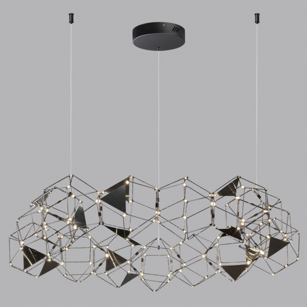 фото Черный хром/металл Люстра LED 68W 4000K 3740Лм TRELLIS L-VISION, арт. 5087/68L