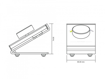 фото Радио пульт SWG DESK-RGB с валкодером на 1 зону для RGB ленты, DESK-RGB