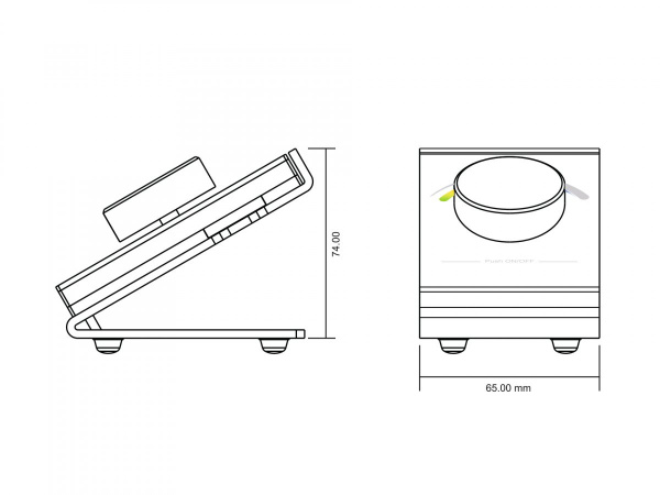 фото Радио пульт SWG DESK-RGB с валкодером на 1 зону для RGB ленты, DESK-RGB