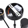 фото Черный, металл/акрил Люстра потолочная GX53 LED 6*10W + LED-проектор 3*5W 2700К 220V VIRSAVA COMFI, арт. 8234/6C